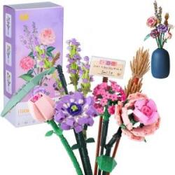 Jokomisiada Creative Building Blocks Bouquet of Colorful Flowers 547 pcs ZA5347