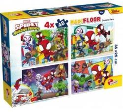 Lisciani Double sided floor puzzles Maxi Floor 4x48el Marvel Spidey 100378 LISCIANI