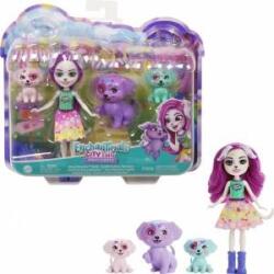 Mattel Enchantimals Dessa Dalmatian doll with a charming Dalmatian family ZA5103