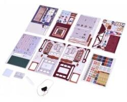 Jokomisiada Wooden 3D PUZZLE Series Bookstore building 148 elements lighting ZA6014