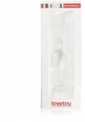  White hot glass sex anal plug 11.5 cm