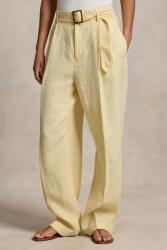 Ralph Lauren pantaloni wide leg pentru femei, din in PPY2-SPD12J_10X (211A12955)