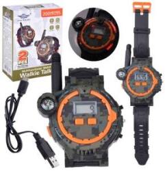 Jokomisiada Walkie talkie 2 Multifunction watches Range 200m Compass ZA5463