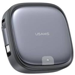 Usams 3in1 Drop-down Cable with MicroUSB/USB-C/Lightning Box 60W Steel/Tarnish SJ650USB01 (US-SJ650)