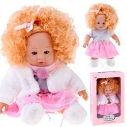 Jokomisiada Interactive ALICJA doll 32cm with a shock of blond hair - talks and babbles ZA5841