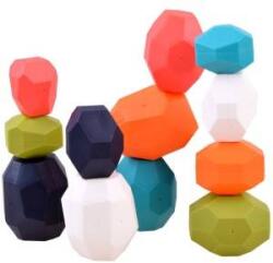 Jokomisiada Blocks STONES puzzle pyramid balance ZA3990