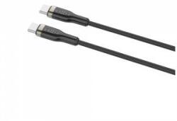 Fixed USB-C/USB-C with PD support, 1.2 m, USB 2.0, 100 W, black