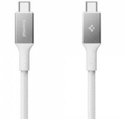 Spigen Essential USB C to USB C 100W Cable, white EB10010CC
