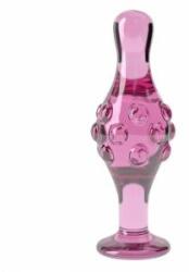 Boss of Toys Pink glass anal plug stylish with bracts - mallbg - 25,50 лв