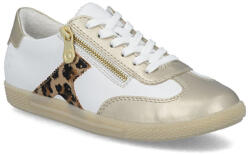 RIEKER fűzős cipzáros női fehér sneaker sportcipő L9700-81