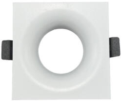 NEDES Beépíthető spot lámpatest, négyzet alakú, fix, fehér (GU10) (SR003)