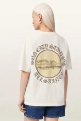 AllSaints tricou pentru femei din bumbac SUN 9BY2-TSDZZK_00X (W122JE)