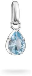 Thomas Sabo márciusi születésköves világoskék csepp charm (CC1331-699-1)