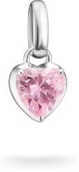 Thomas Sabo januári születésköves rózsaszín szív charm (CC1329-051-9)