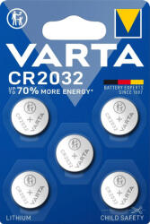 VARTA CR2032 gombelem BL5 (5db-os) (6032101415)