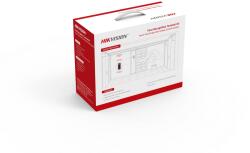Hikvision Kit control acces facial HikVision DS-KAS321 terminal DS-K1T321MFWX, camera 2MP, Wi-Fi, amprenta, card M1, ecran 2.4 inch, electromagnet DS-K4H255S 272kg, suport LZ, buton exit touchless DS-K7P07 inox