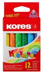 Kores Viaszrudak, háromszög alakú "KORES", 12 darabos, 12 db