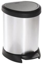 Keter Szemetes, pedállal, fémhatású, 5 l, CURVER