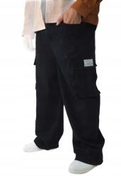 Boohooman Fekete Laza Férfi Farmernadrág Plus Size Zsebekkel 38 Z3A (BMM95107-847-271)