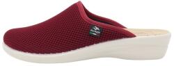 Fly Flot Saboti dama, Fly Flot, T4-368-FE-6014-Bordo, de casa, textil, ortopedici, cu talpa joasa, bordo (Marime: 39)