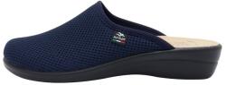 Fly Flot Saboti dama, Fly Flot, T4-368-FE-2001-Albastru, de casa, textil, ortopedici, cu talpa joasa, albastru (Marime: 38)