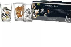 Ritzenhoff & Breker Gastro Pahare pentru copii Animăluțe de la fermă, 3 buc. , capacitate: 0, 20 litri, înălțime: 100 mm, diametru: 70 mm Pahar