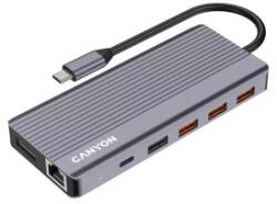 CANYON DS-16 13in1 4k USB-C dokkoló (CNS-TDS16) (27614)