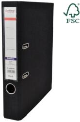 Optima Biblioraft A4 plastifiat interior-exterior, 5 cm, negru, OPTIMA (OP-50055005)