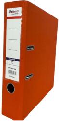 Optima Biblioraft A4 plastifiat interior-exterior, 7.5 cm, portocaliu, OPTIMA (OP-50057506)