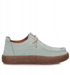 Ravini Női félcipő Ravini 241094 Water Green Nubuck zöld bőr barefoot (Ravini 241094 WATER GREEN NUBUCK)