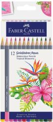 Faber-Castell Creioane colorate acuarela Goldfaber Tropical Collection 12 culori, Faber-Castell (FC114610)