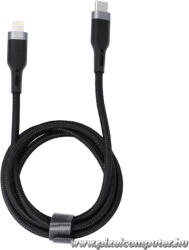 WIWU - Platinum Series USB-C - Lightning kábel 1, 2 m - 30W gyorstöltés, fonott kivitel (6976195097160)