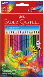 Faber-Castell Creioane colorate triunghiulare 18 culori Faber-Castell Ergonomics (FC116514)