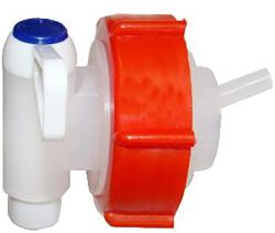 JP PLAST Capac cu robinet de scurgere pentru canistre 15-25 l și butoaie SDH 40-50 l, plastic Cos de gunoi