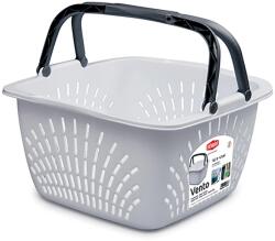 Stefanplast Coș de cumpărături din plastic Vento cu 2 mânere, 18, 5 l, capacitate 15 kg