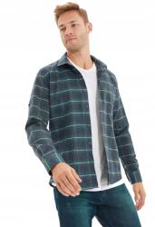 Trendyol Man Férfi Ing Casual Kockás Hosszú Ujjú Gallér XXL 5DA (TMNAW22GO0359)
