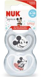 Nuk Suzeta Pm Air Disney Mickey Gri M2(6-18l) 2buc (4008600405733)
