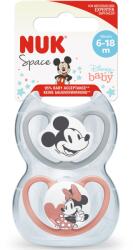 Nuk Suzeta Pm Air Disney Mickey Rosu M2(6-18l) 2buc (4008600402213)
