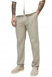 Boohooman Elegáns Bézs Férfi Nadrág Finom Mintával XL Z3A (CMM10993-508-36)