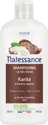 Natessance Shea vaj és keratin ulta ápoló hajsampon - 500 ml