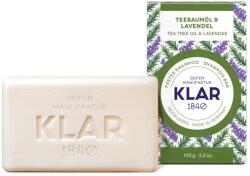 KLAR Teafaolaj és levendula szilárd sampon - 100 g