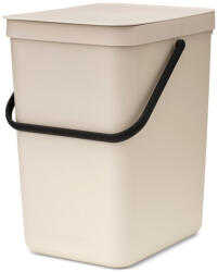 Brabantia Sort & Go Waste Bin konyhai szemetes, 25L, műanyag, világos bézs