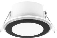 TRIO AURA 652310132 álmennyezetbe építhető lámpa, 1x5W LED, 3000K, 450 lm (652310132)