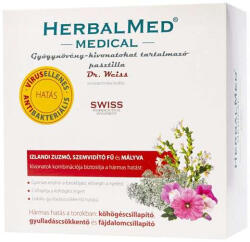  Herbalmed gyógynövényes pasztilla 40 db - frissítő mentolos ízű cukorka - plazapatika
