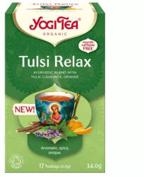 YOGI TEA Bio Pihentető Tulsi 17x - plazapatika