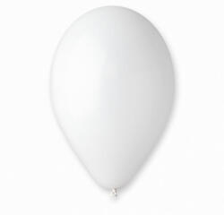 Gemar Pasztel, fehér, 100 db gömb, 12", 30 cm