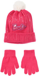 Sun City Barbie Pink flitteres gyerek sapka + kesztyű szett 52 cm 85SNXHY40074A52 (85SNXHY40074A52)