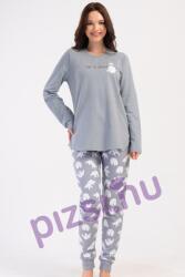Vienetta Extra méretű flanel hosszúnadrágos női pizsama (NPI2722 4XL)