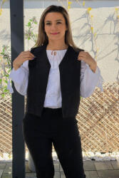 Magazin Traditional Vesta brodata cu model traditional Flori 6