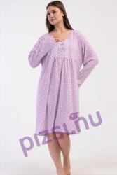 Vienetta Extra méretű hosszú ujjú női hálóing (NHI7790 3XL)